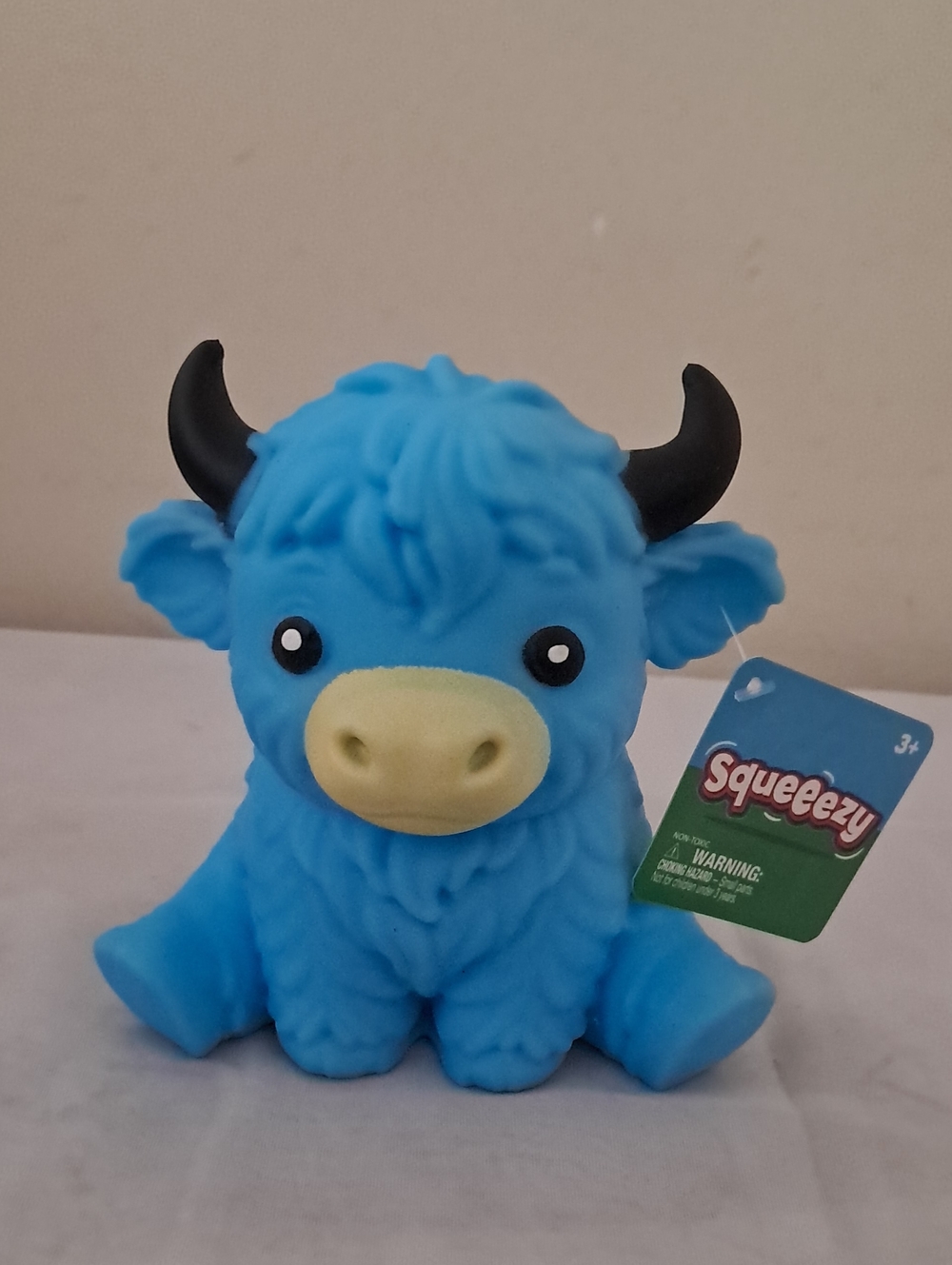 Blue Cow Squishy Toy